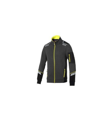 SPARCO FELPA ALABAMA GREY YELLOW TG XL