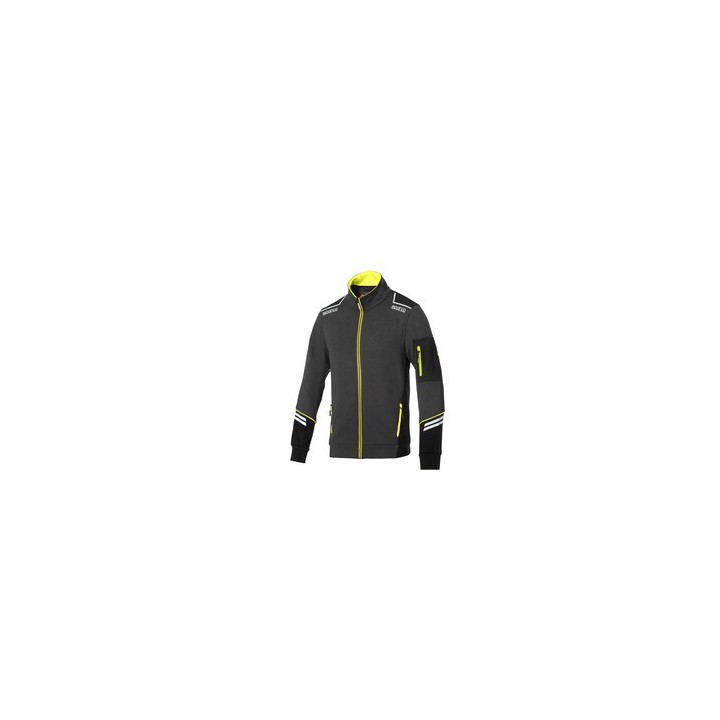 SPARCO FELPA ALABAMA GREY YELLOW TG XL