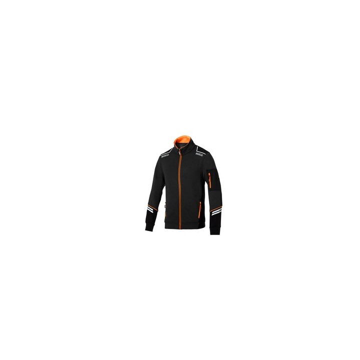 SPARCO FELPA ALABAMA BLACK ORANGE TG S