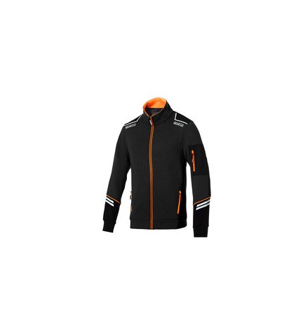 SPARCO FELPA ALABAMA BLACK ORANGE TG L
