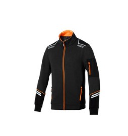 SPARCO FELPA ALABAMA BLACK ORANGE TG XL