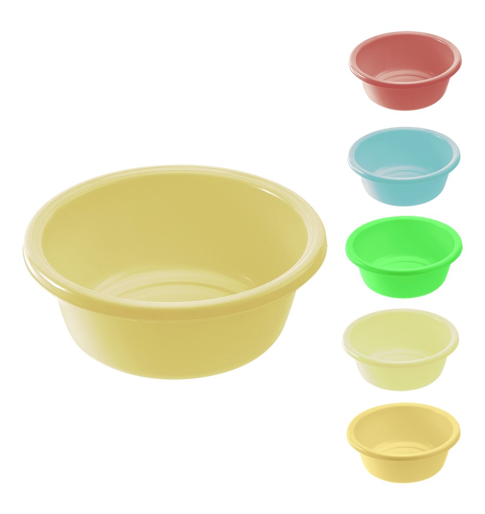 BACINELLA ROTONDA Ø 32 x h.12,5 cm / 6 lt - verde lime