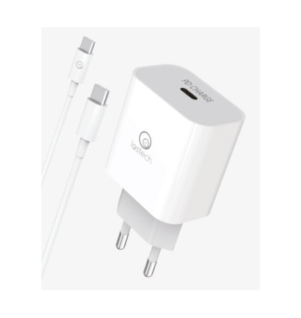 CARICATORE RAPIDO 20W C/CAVO USB-C / USB-C