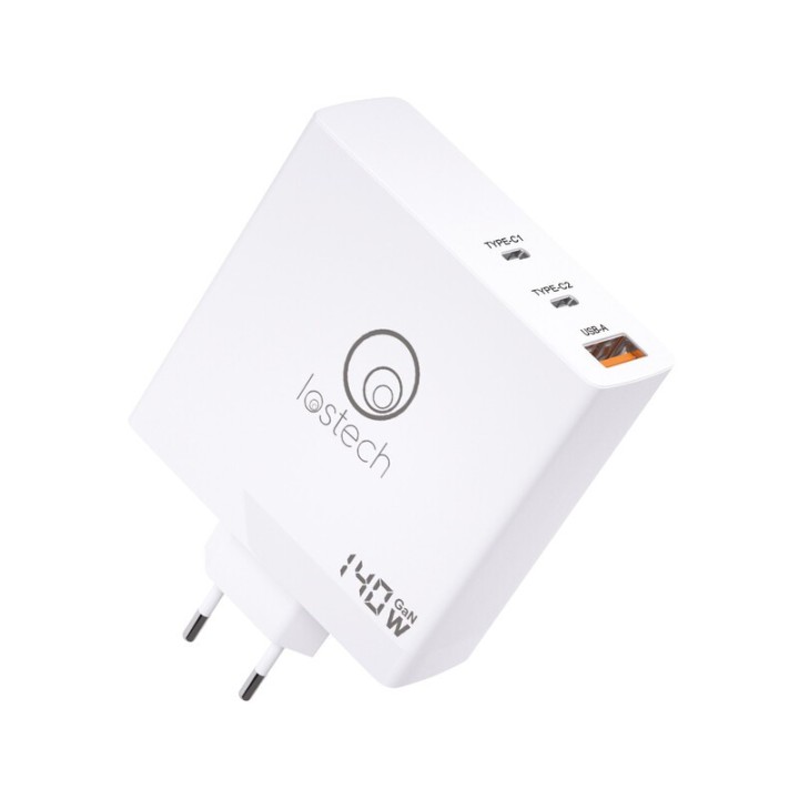 CARICATORE 140W ULTRARAPIDO 2 USB C/1 USB A