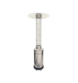 STUFA AEREA CILINDRICA TEPORUS 10,5KW INOX