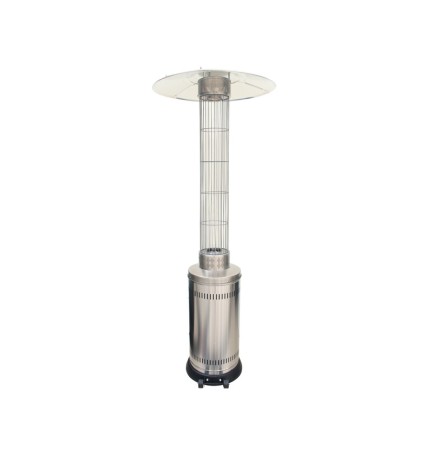 STUFA AEREA CILINDRICA TEPORUS 10,5KW INOX