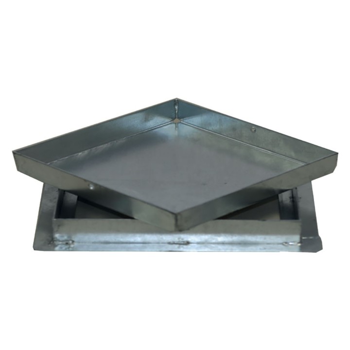 SIGILLO PORTAPAVIMENTO 'TIPO PESANTE' cm 40 x 40 - luce cm 35,6 x 35,6 - telaio h.5 cm