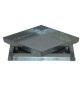 SIGILLO PORTAPAVIMENTO 'TIPO PESANTE' cm 50 x 50 - luce cm 45,6 x 45,6 - telaio h.5 cm