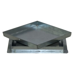 SIGILLO PORTAPAVIMENTO 'TIPO PESANTE' cm 40 x 40 - luce cm 35,6 x 35,6 - telaio h.8 cm