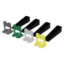 BASE LIVELLANTE CON FERITOIA PER CUNEO fuga 1,5 mm - colore blu