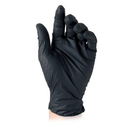 GUANTI NITRILE MONOUSO 'BLACK' L