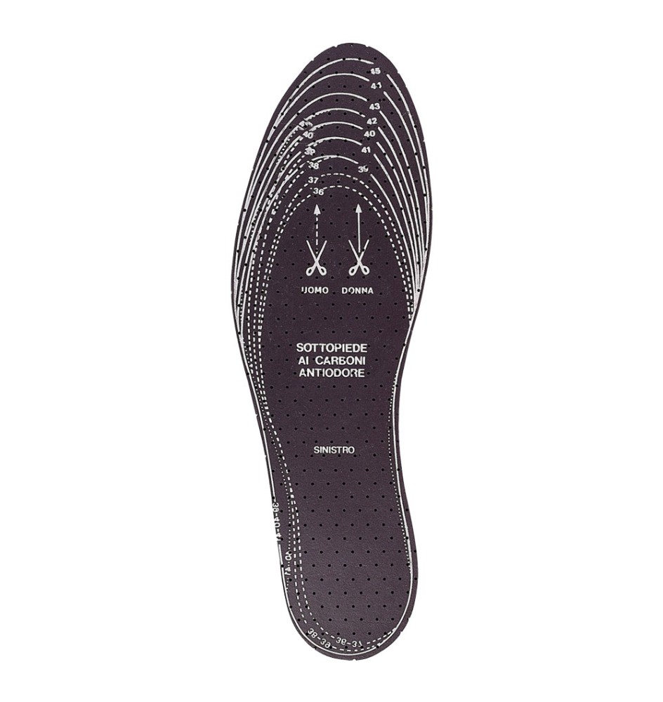 SOLETTA PER SCARPE 'CARBONE' Taglia 35-46