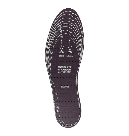 SOLETTA PER SCARPE 'CARBONE' Taglia 35-46