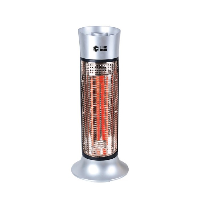 C STUFA A TORRE C/LAMPADE CARBONIO OSCILLAN 450/900W
