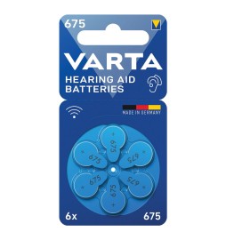 PILA PER APPARECCHI ACUSTICI '675' Pz 6 - 1,45 V