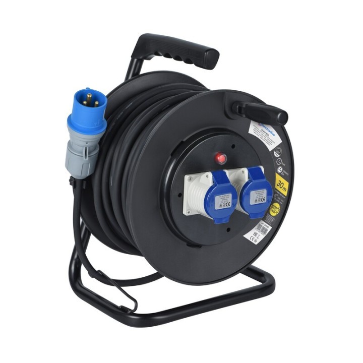 AVVOLGICAVO 30 M 2 PRESE CE220V CAVO 3X1,5