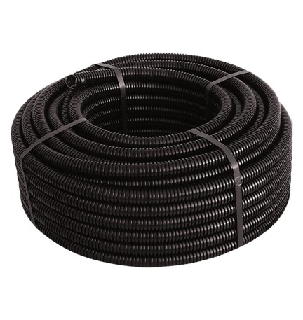 TUBO CORRUGATO PIEGHEVOLE SENZA TIRAFILO ø 16 - mt. 50