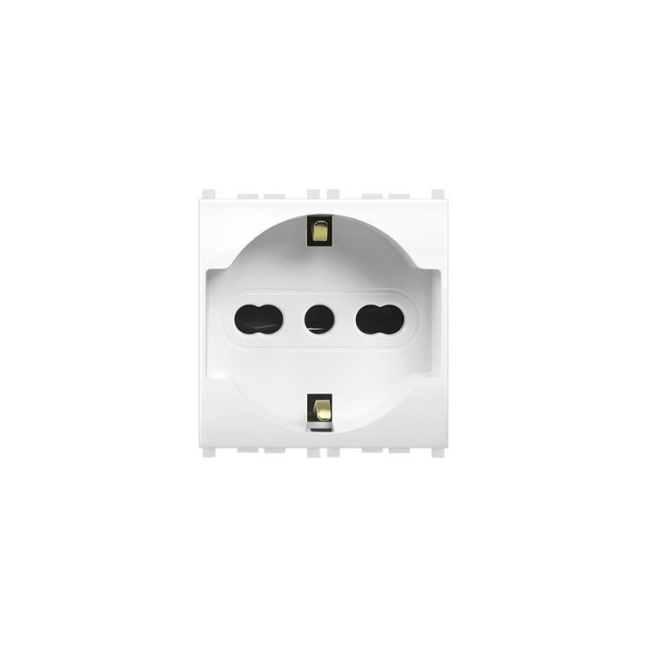 MIVIDA MV6050 PRESA SCHUKO BIPASSO 2P+T