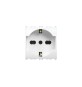 MIVIDA MV6050 PRESA SCHUKO BIPASSO 2P+T