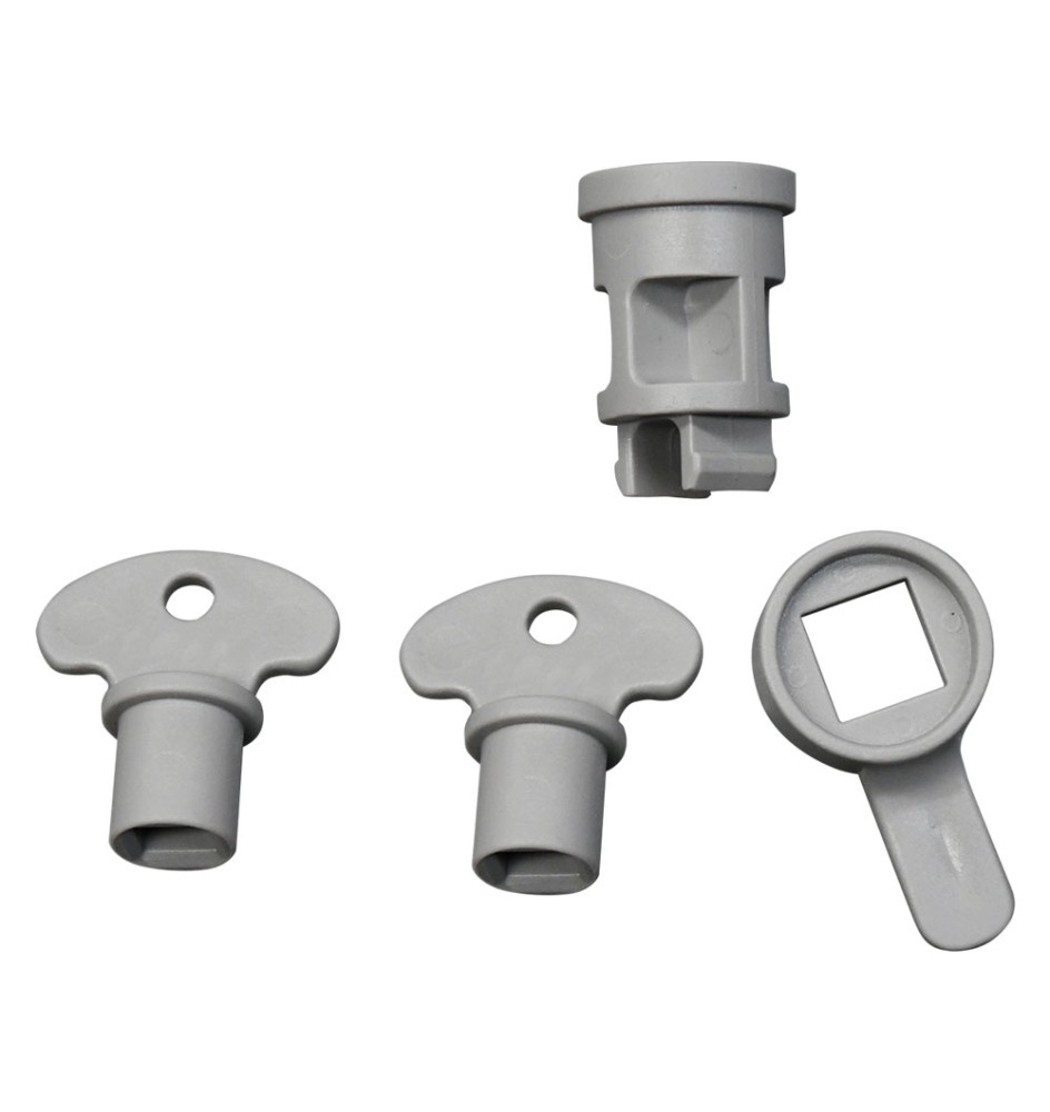 ACCESSORI PER SPORTELLO CONTATORE totale 4 pezzi
