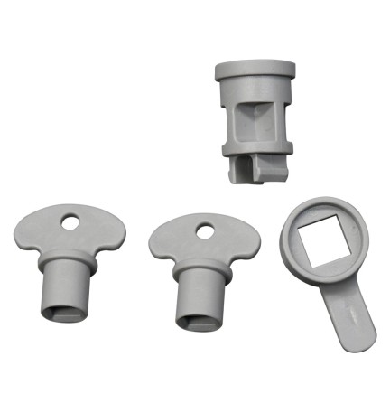 ACCESSORI PER SPORTELLO CONTATORE totale 4 pezzi
