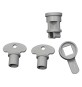 ACCESSORI PER SPORTELLO CONTATORE totale 4 pezzi