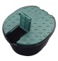POZZETTO CIRCOLARE CON COPERCHIO ø cm 16,8 x 14,9 - H 11,6