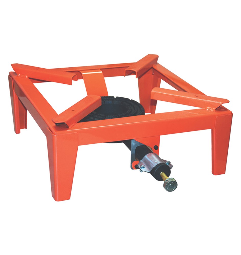 FORNELLONE A GAS PESANTE 'DAVIL' cm 38,5 x 38,5 - (spes. 2,5 mm) - bruciatore 8,5 kw