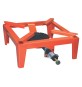 FORNELLONE A GAS PESANTE 'DAVIL' cm 38,5 x 38,5 - (spes. 2,5 mm) - bruciatore 8,5 kw