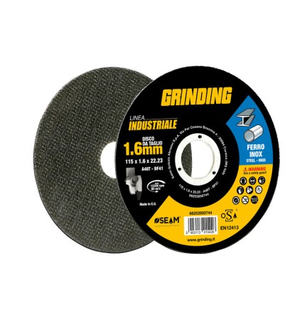 GRINDING INDUSTRIALE DISCO FERRO PIANO 115X1,6