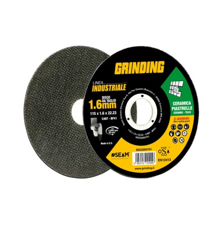 GRINDING INDUSTRIALE DISCO CERAMICA PIANO 115X1,6