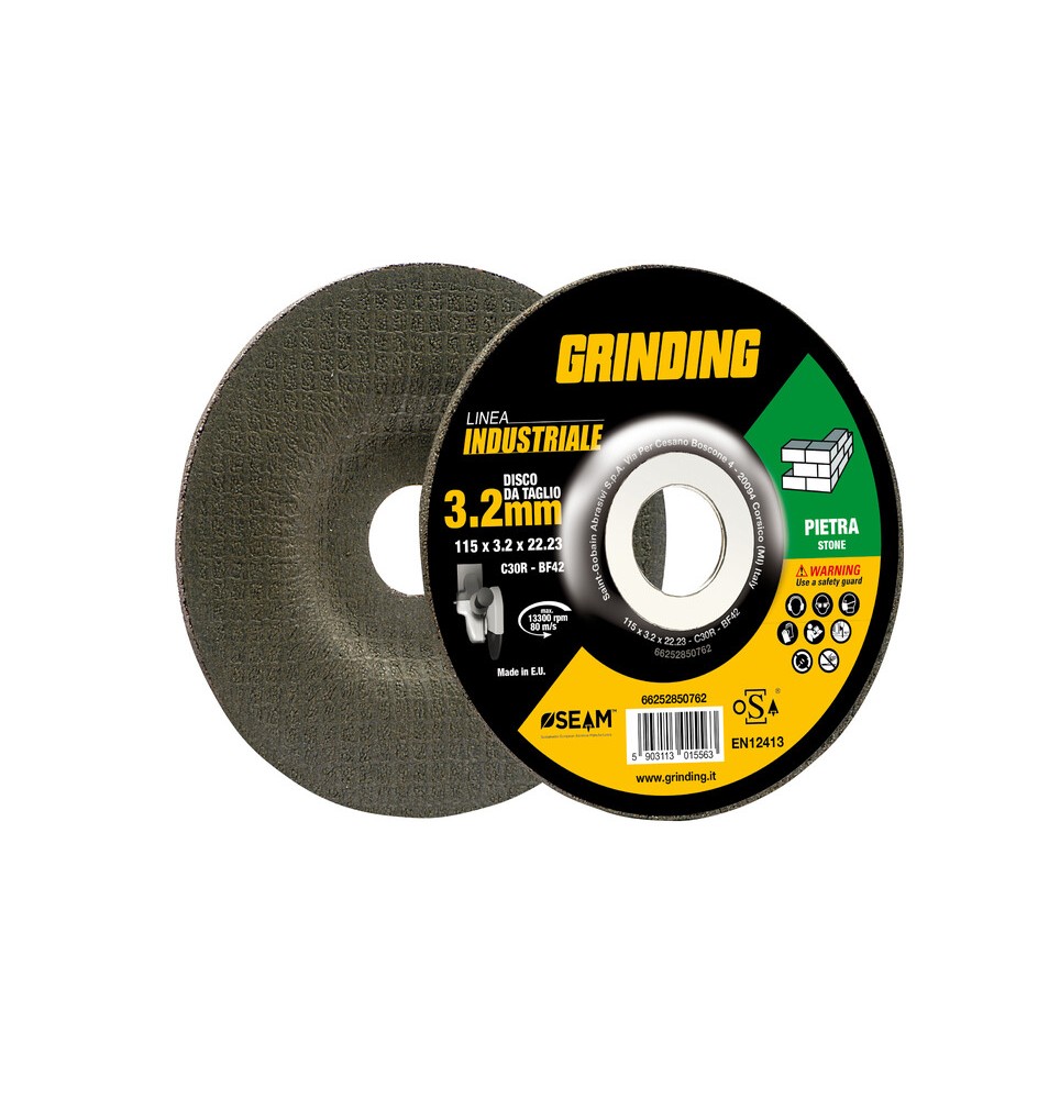 GRINDING INDUSTRIALE DISCO PIETRA DEPRES 115X3,2