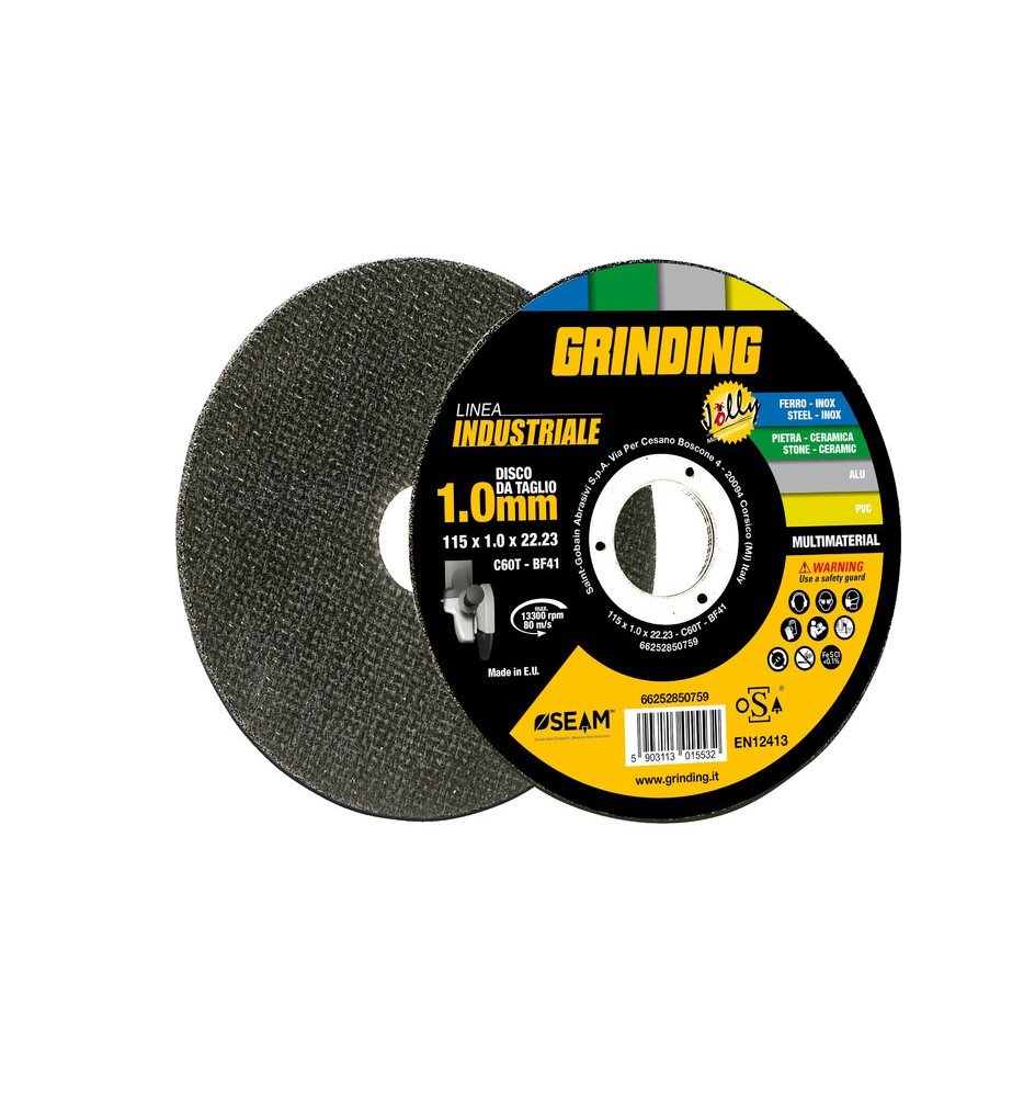 GRINDING INDUSTRIALE DISCO JOLLY PIANO 115X1,6