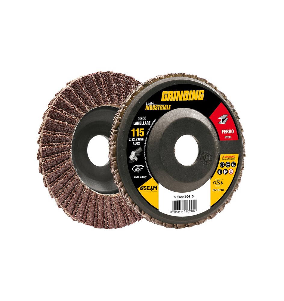 GRINDING INDUSTRIALE DISCO LAMELL ALOX 115 GR 120