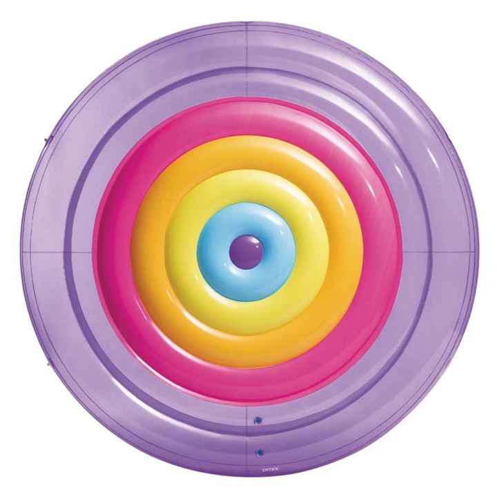 MATERASSINO GONFIABILE ISOLA 'RAINBOW FIESTA ISLAND' cm 201 x 24