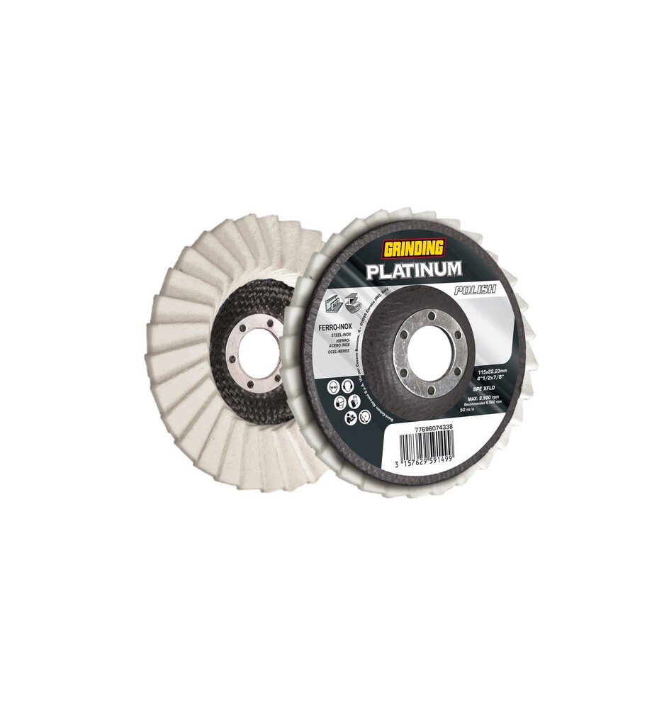 GRINDING PLATINUM POLISH DISCO COTONE 115X22