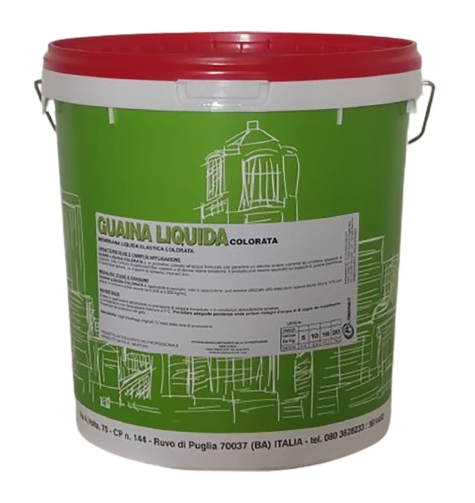 GUAINA LIQUIDA COLORATA kg. 1 - verde