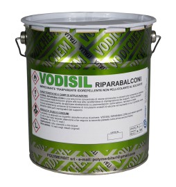 RESINA SILICONICA 'VODISIL RIPARABALCONI' lt. 1 - trasparente