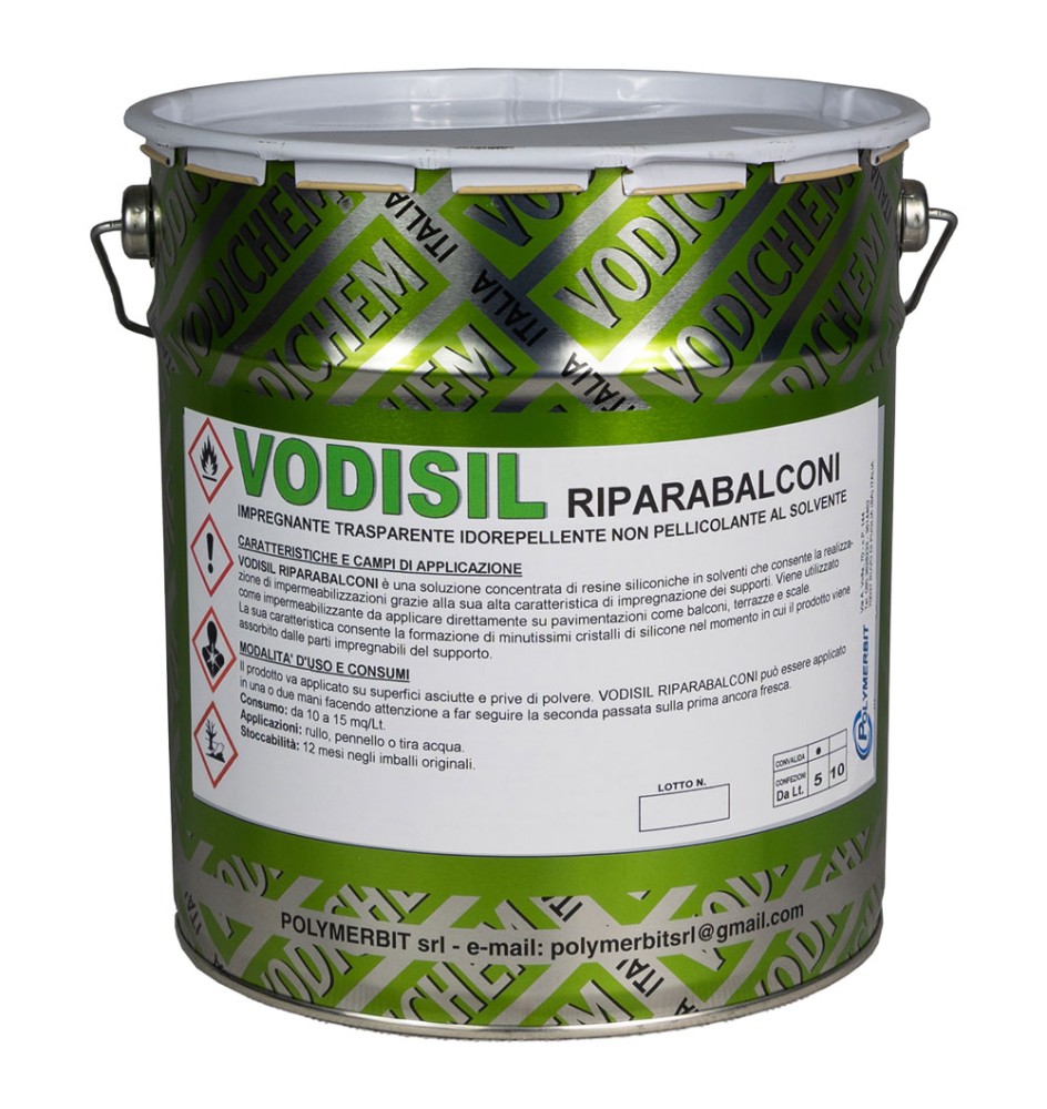 RESINA SILICONICA 'VODISIL RIPARABALCONI' lt. 1 - trasparente