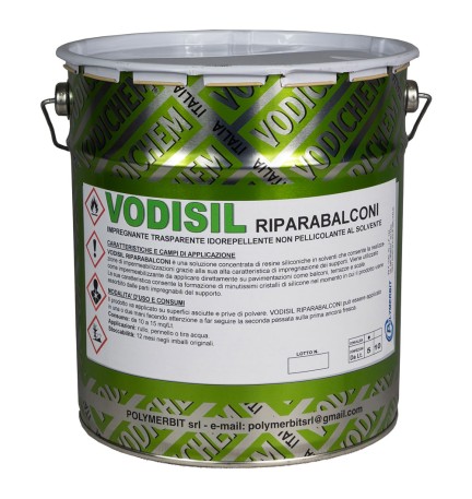 RESINA SILICONICA 'VODISIL RIPARABALCONI' lt. 1 - trasparente