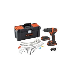 B+D TRAPANO AVVITATORE BCD700C2TA 18V + 105 ACC.