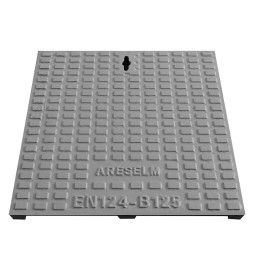 CHIUSINO IN GHISA B125 40 x 40 - Kg 8,95