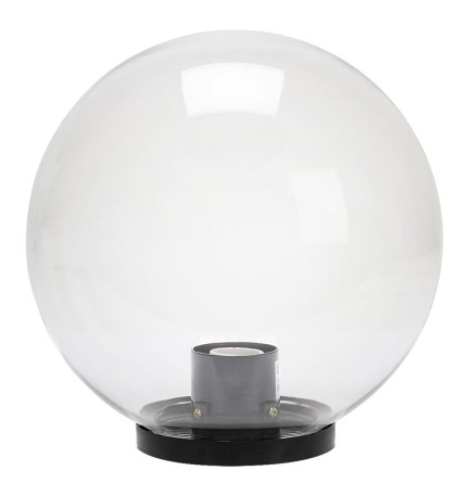 LANTERNA TESTA-PALO 'GLOBO' Ø cm.20 - bianca