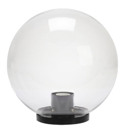 LANTERNA TESTA-PALO 'GLOBO' Ø cm.25 - bianca