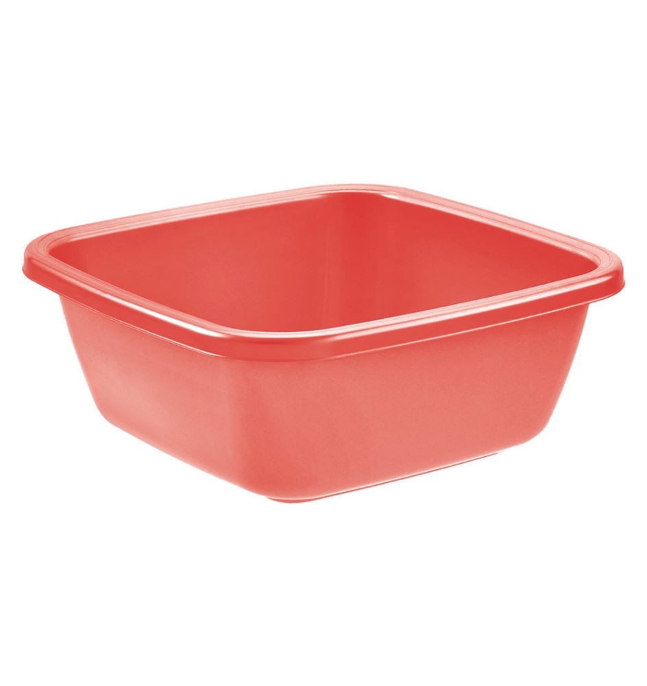 BACINELLA QUADRA 30 x 30 h.12 cm / 6 lt - verde lime