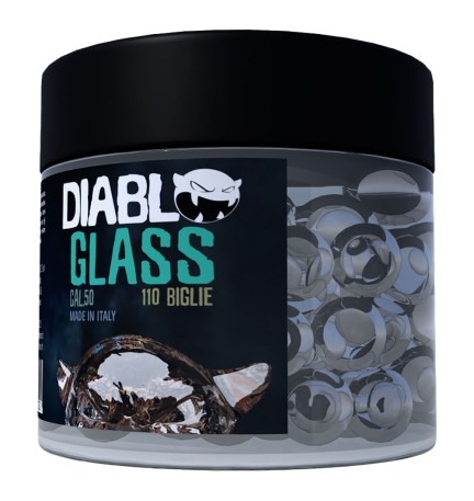 BIGLIE IN VETRO INFRANGIBILE PER PISTOLA MARCATORE A C02 calibro 50