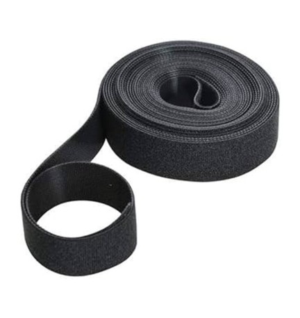 C NASTRO VELCRO STRAPPO CM 1X6.5M NERO