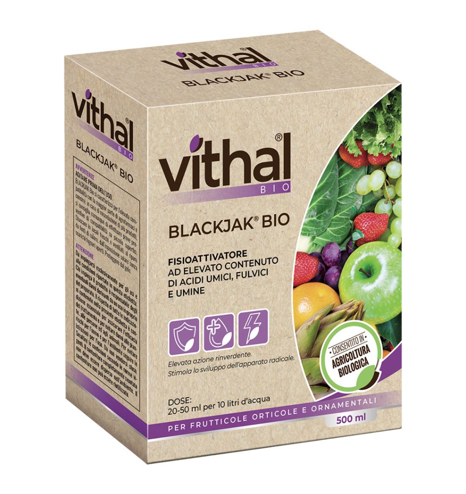 CONCIME ORGANICO FISIOATTIVATORE 'BLACKJAK BIO' ml 500