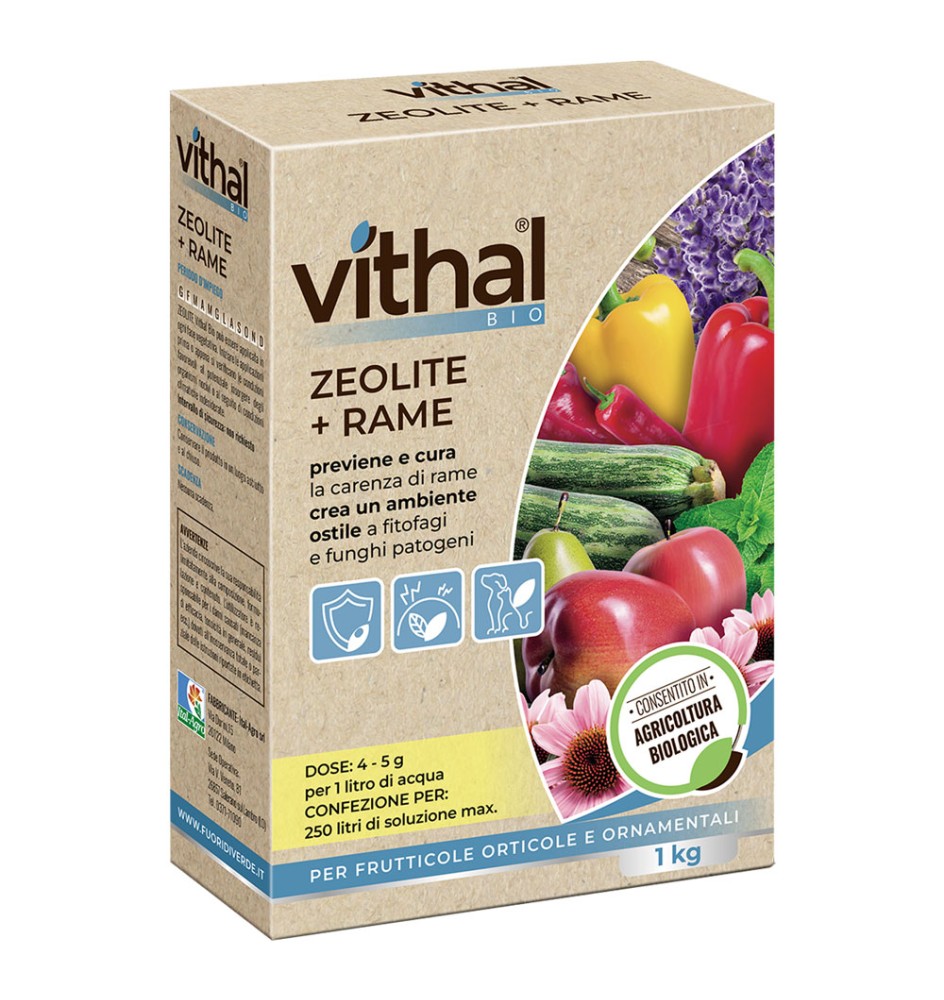 ZEOLITE CON RAME POLVERE MICRONIZZATA Kg.1