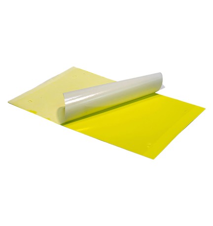 TRAPPOLA CROMOTROPICA ADESIVA PER MOSCA BIANCA E MOSCERINO mod. 'Goldentrap' - scatola 10 pezzi